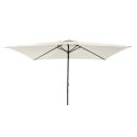 Parasol de jardin 3x2 à mât central avec manivelle Cuba Dimensions