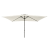Parasol de jardin 3x2 à mât central avec manivelle Cuba Dimensions