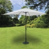 Parasol de jardin 3x2 à mât central avec manivelle Cuba Vente