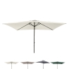 Parasol de jardin 3x2 à mât central avec manivelle Cuba Promotion