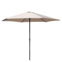 Parasol de jardin rond 3m à mât central Cuba Remises