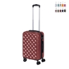 Valise cabine 4 roues 360° avec serrure à combinaison double zip Diamond Promotion