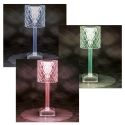 Lampe tactile RGB rechargeable avec télécommande et 4 fonctions Diamond Palace Catalogue