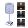 Lampe de table tactile rechargeable 3 lumières réglables Diamond Palace Offre