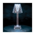 Lampe tactile RGB rechargeable avec 4 lumières réglables Diamond Crystal Modèle