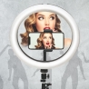Ringlamp voor selfies LED met smartphone-houder Fira 