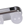 Lampe de miroir à ventouses 4 ampoules LED à piles Diva Vente