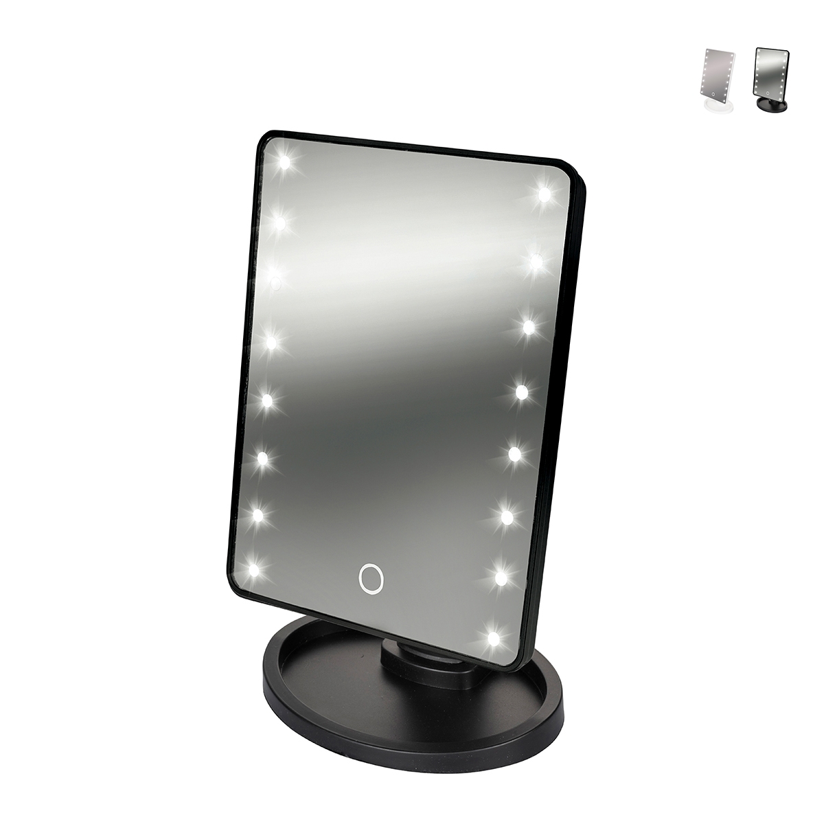 Miroir maquillage de table avec éclairage LED réglable Hollywood Promotion Miroir maquillage de table avec éclairage LED réglable Hollywood Promotion