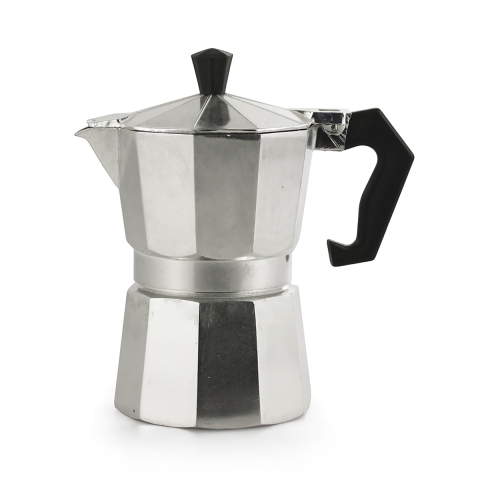 Cafetière italienne moka 3 tasses en aluminium Morning Promotion