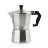 Klassieke moka koffiezetter voor 3 kopjes aluminium Morning Aanbieding