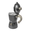 Cafetière moka 6 tasses avec manche effet bois Buon Caffè Offre