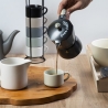 Cafetière moka 3 tasses en aluminium avec poignée effet bois Buon Caffè Vente
