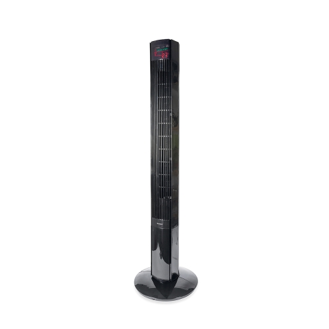 Stille kolomventilator met afstandsbediening en timer 55W Obelisk Aanbieding