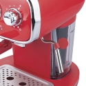 Espressomachine voor gemalen koffie met stoompijpje 15 bar 1100W Roki Keuze