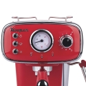 Espressomachine voor gemalen koffie met stoompijpje 15 bar 1100W Roki Model