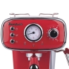 Espressomachine voor gemalen koffie met stoompijpje 15 bar 1100W Roki Model