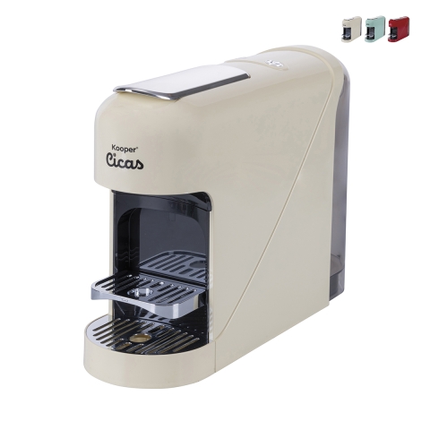 Espresso koffiemachine voor capsules 20 bar 1400W Cicas Aanbieding