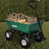 Chariot de jardin pliante bois herbe et liquides 380 Kg Parcheron Réductions