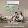 Climatiseur 18000 BTU inverter pompe à chaleur télécommande Aero Choix