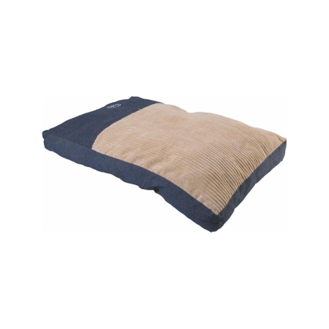 Gewatteerd hondenkleed 75x50cm in jeans en afneembare fluwelen hoes Zimba Aanbieding