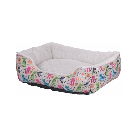Gevoerde hondenmand voor binnen 55x45cm met antislip bodem Kenza Aanbieding