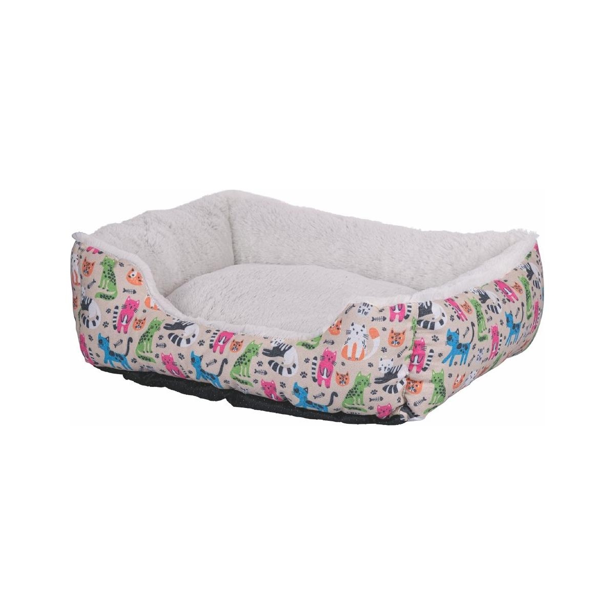 Gevoerde hondenmand voor binnen 55x45cm met antislip bodem Kenza Aanbieding Gevoerde hondenmand voor binnen 55x45cm met antislip bodem Kenza Aanbieding