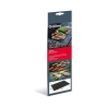 Set van 2 antiaanbak barbecue matten 40x33cm beschermend Fira Korting