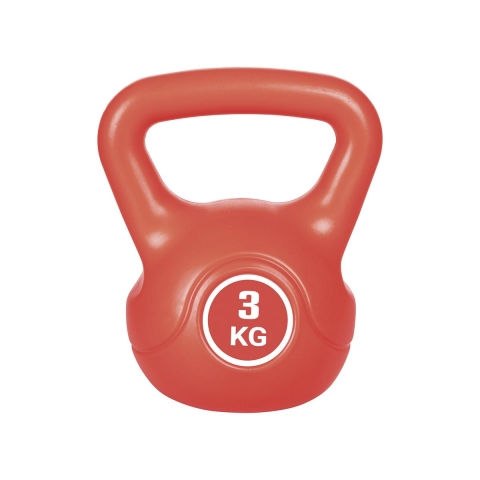 Kettlebell antidérapant 3 Kg pour renforcement musculaire Makro Promotion