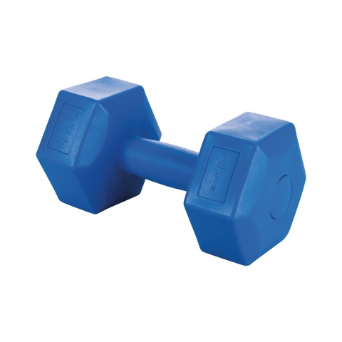 Haltère hexagonal anti-roulement 4 kg pour salle de sport Pushara Promotion