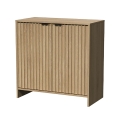 Buffet en bois pour salon, cuisine ou bureau 2 portes 80x40x72cm Yuva Promotion
