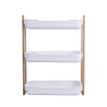 Étagère mobile 3 niveaux en bois et plastique 35x20,5x45 cm Senia Vente