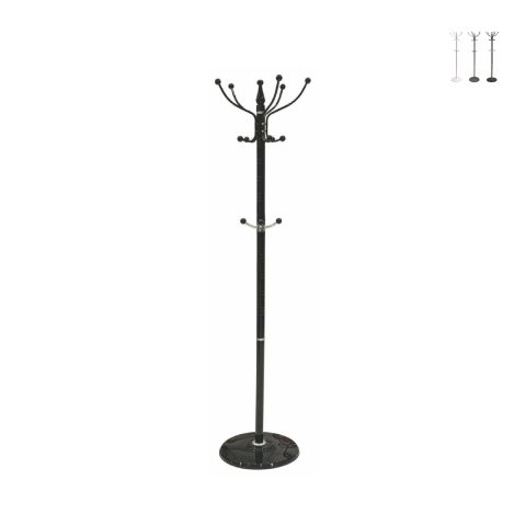 Portemanteau sur pied 6 crochets style classique Zuvia Promotion