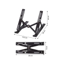 Support ajustable et pliable pour PC et ordinateur portable Lumoa Caractéristiques