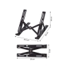 Support ajustable et pliable pour PC et ordinateur portable Lumoa Caractéristiques