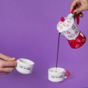 Cafetière moka traditionnelle pour 2 tasses de café en aluminium Cuore Réductions