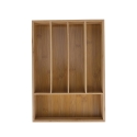 Organiseur de tiroir en bois 5 compartiments 35,5x25,5x5cm Kavira Vente