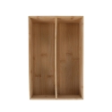 Rangement à couverts en bois de bambou 28x18x7cm Samia Vente