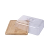 Houten kaasplank met deksel 24,2x18,8x7,5 cm Savia Verkoop