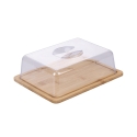 Houten kaasplank met deksel 24,2x18,8x7,5 cm Savia Aanbieding