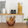 Opvouwbare houten keukenscheiding 31x18,4x15,5cm Mareka Kortingen