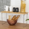Opvouwbare houten keukenscheiding 31x18,4x15,5cm Mareka Voorraad