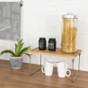 Opvouwbare houten keukenscheiding 31x18,4x15,5cm Mareka Karakteristieken