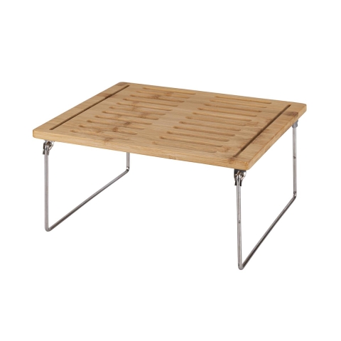 Opvouwbare houten keukenorganizer scheidingswand 32x28x15,5 cm Seluna Aanbieding