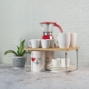 Organisateur pliable en bois pour cuisine 32x28x15,5cm Seluna Dimensions