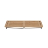 Organisateur de cuisine pliable en bois 47x18,5x22cm Kurnek Remises