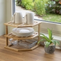 Hoekplank keuken 3 lagen hout 25x25x23cm Tolvak Verkoop