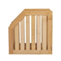 Hoekplank keuken 3 lagen hout 25x25x23cm Tolvak Korting