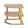 Hoekplank keuken 3 lagen hout 25x25x23cm Tolvak Aanbod