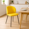 Elegante gewatteerde stoel voor keuken en eetkamer Kasva Verkoop