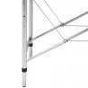 Draagbare opvouwbare aluminium massagetafel met 2 zones 210 cm Shiatsu 